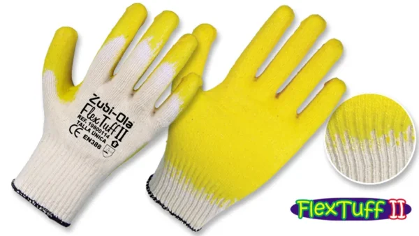 Guantes Hilaza recubiertos en Látex