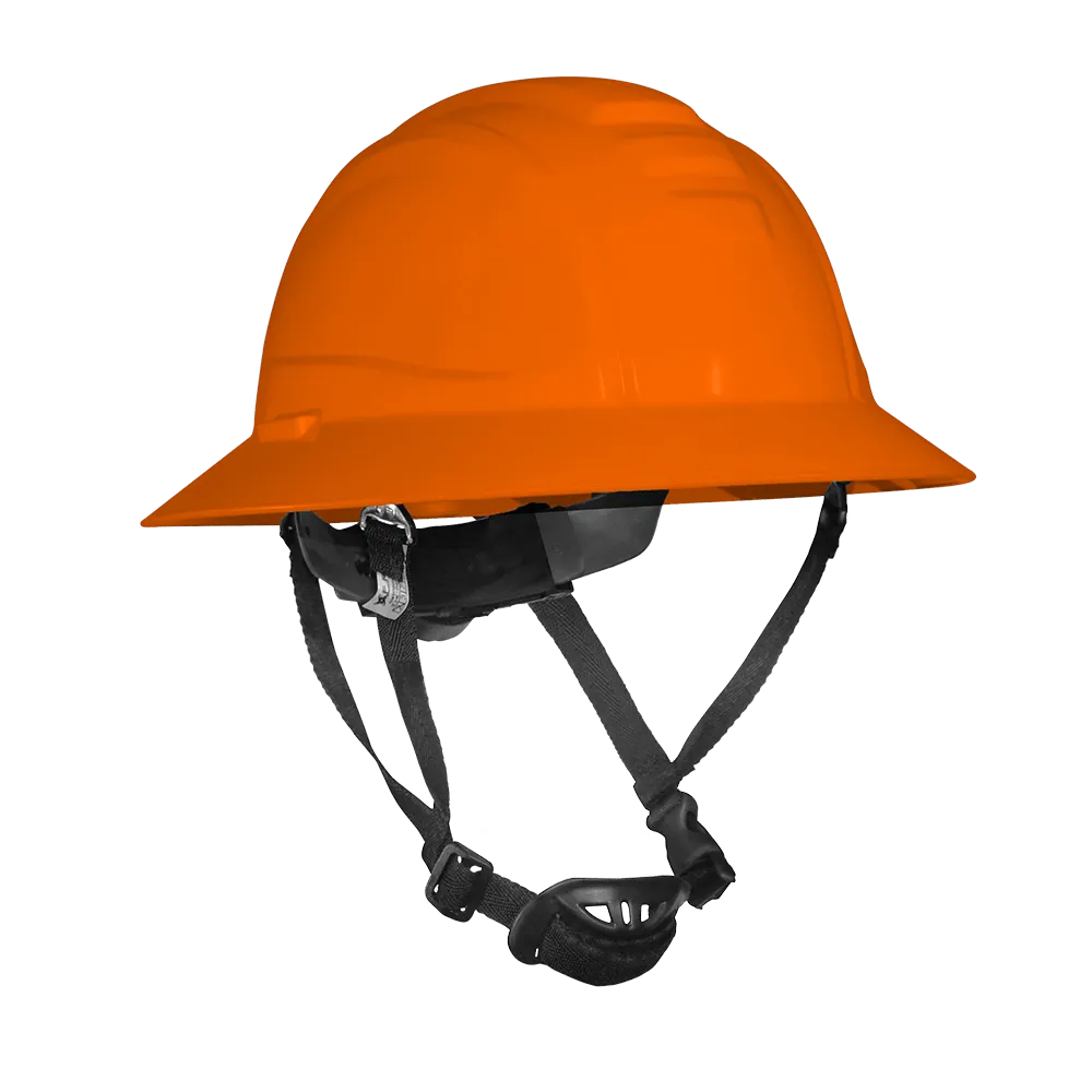casco tipo safari naranja